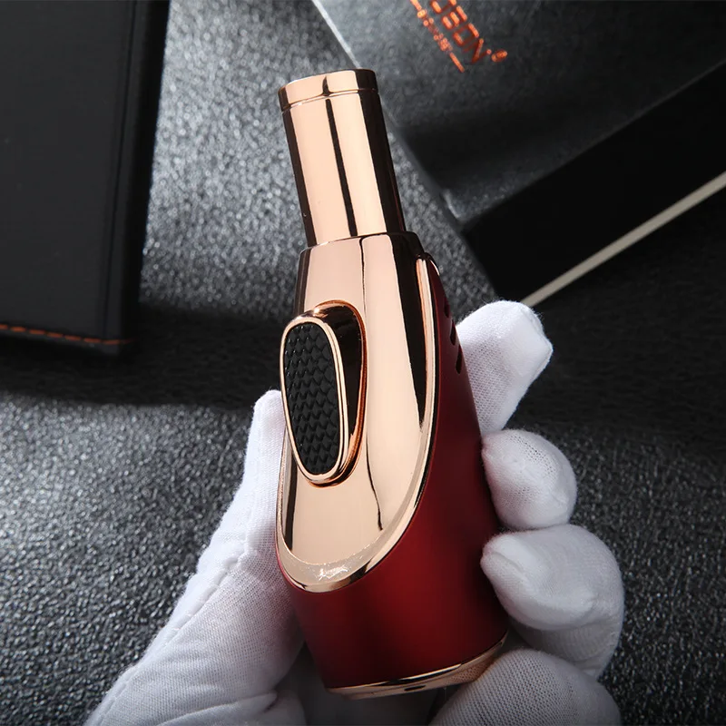 Smoking Gun Kit - Jobon Windproof Blue Flame Lighter Butane