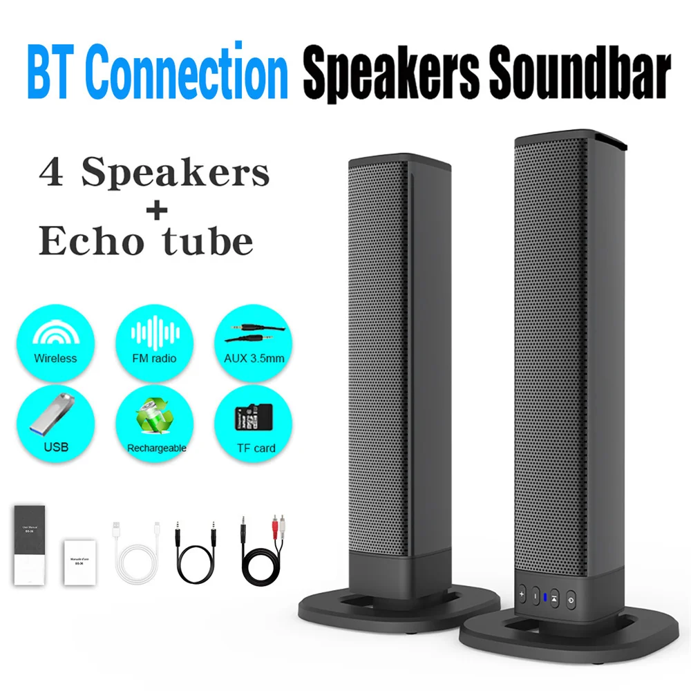 Wireless Bluetooth TV Sound Ba - Home Bar And Theater ulasan dan harga