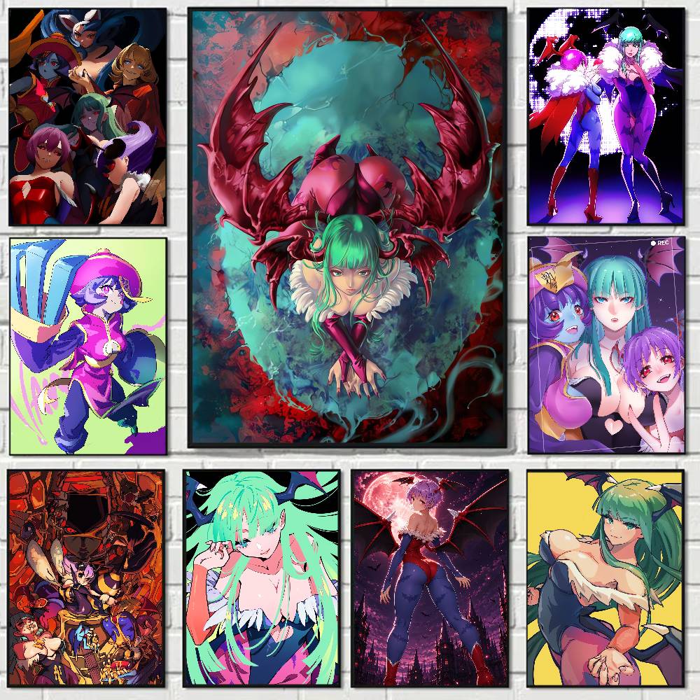 GAME Darkstalkers Anime Poster - Home Bar And Theater ulasan dan harga