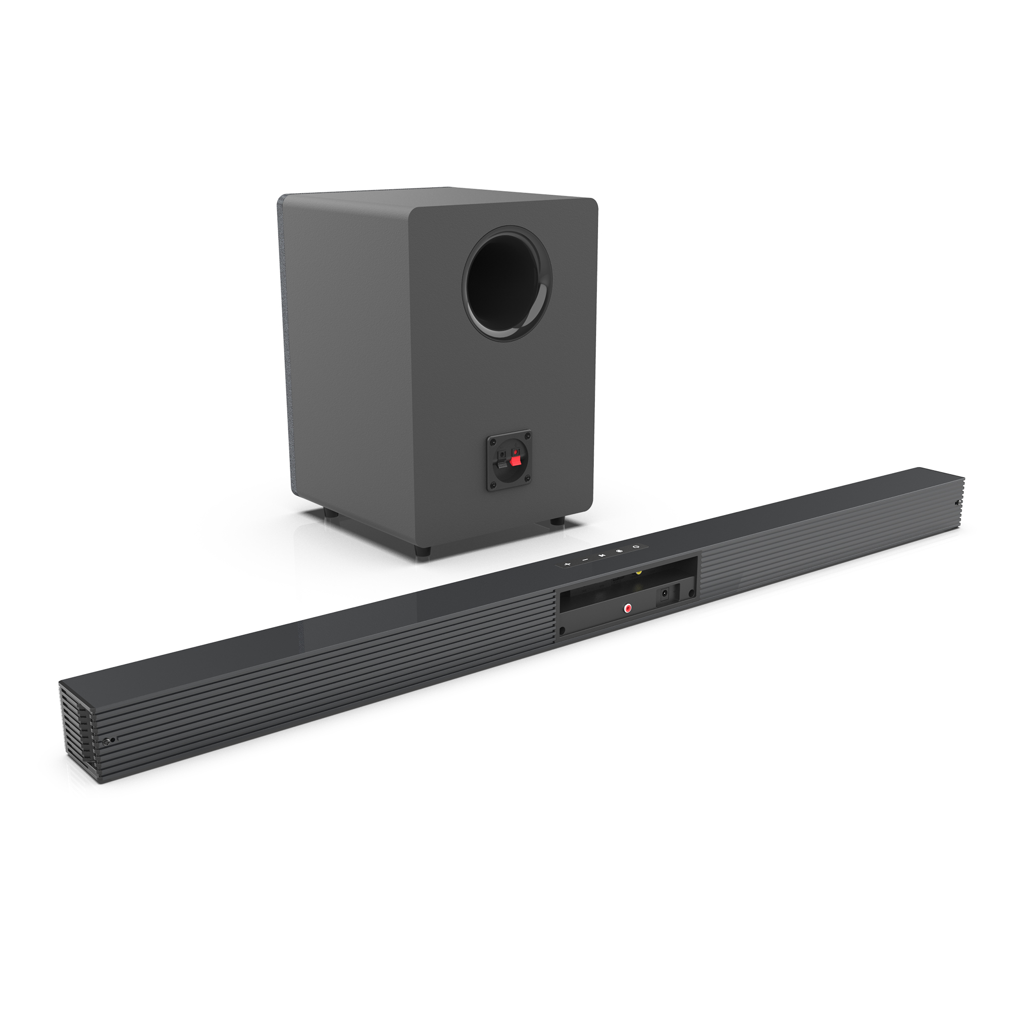 84W TV Sound Bar with Subwoofe - Home Bar And Theater ulasan dan harga