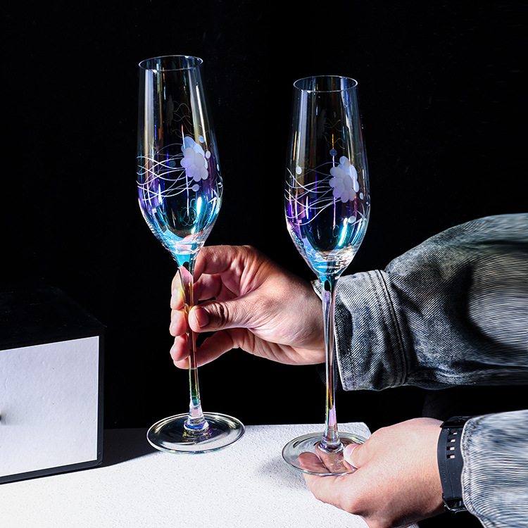 Nordic Style Colorful Engraved - Highball Glass Set ulasan dan harga