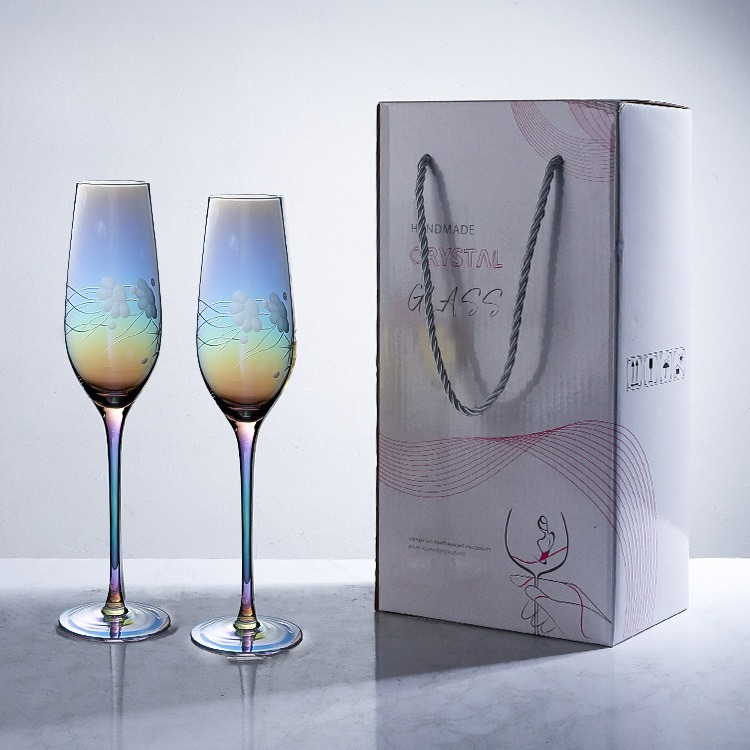 Nordic Style Colorful Engraved - Highball Glass Set ulasan dan harga