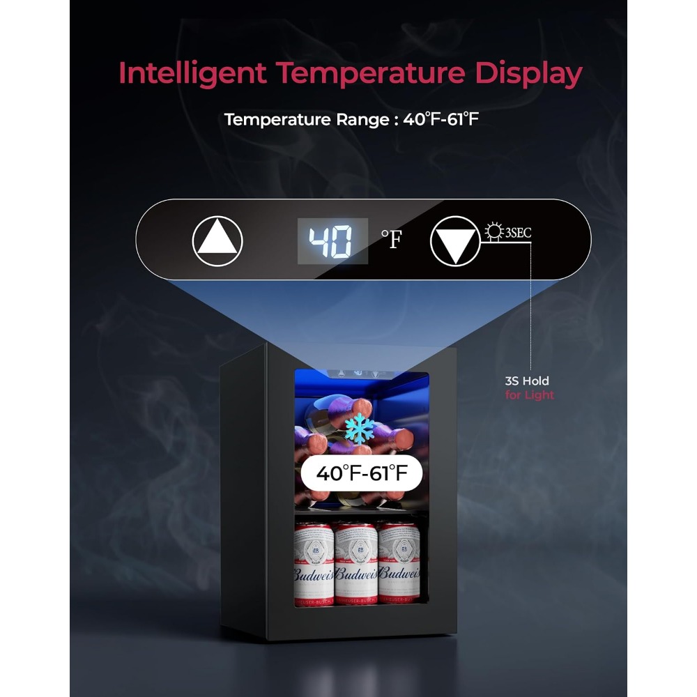 24 Can Mini Fridge, 0.6 Cu.Ft  - Home Bar Shelves ulasan dan harga