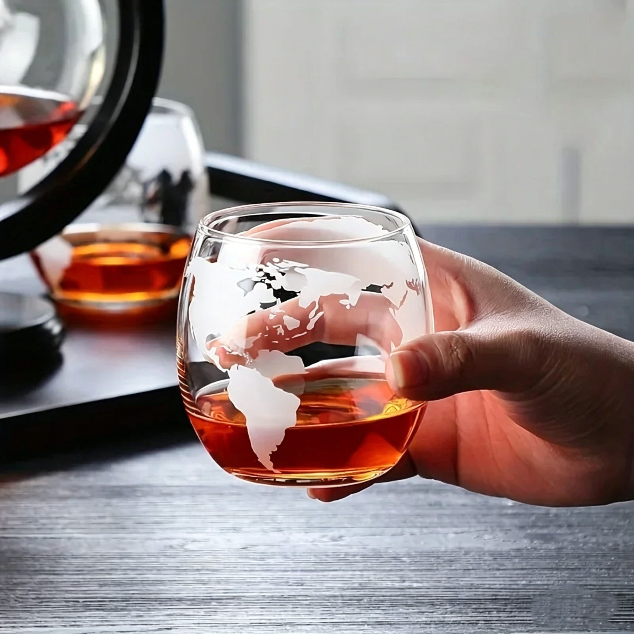 850Ml Whiskey Globe Decanter S - Decanter Globe Set ulasan dan harga