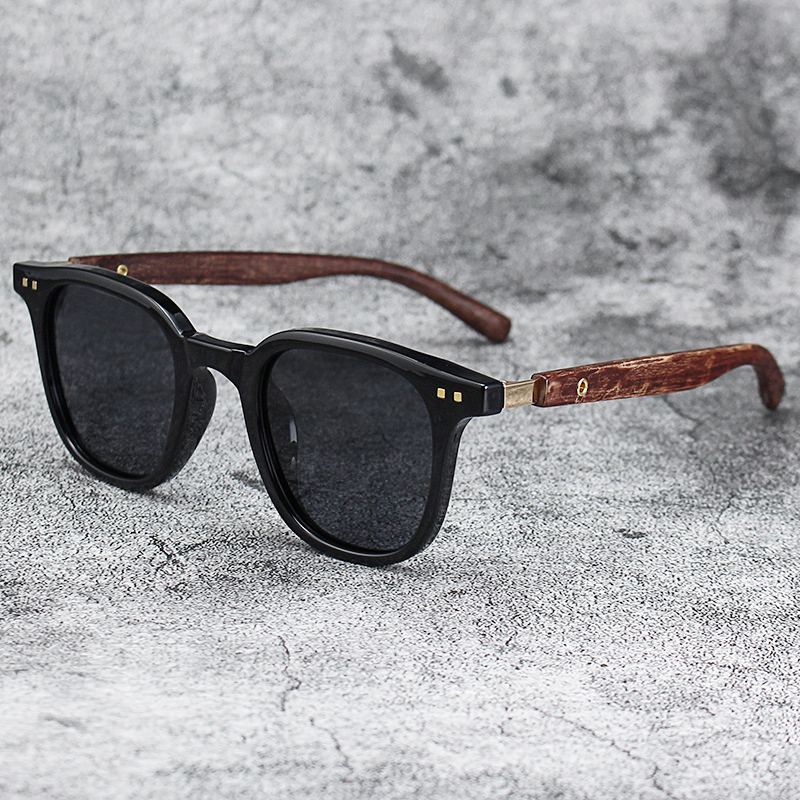 Trendy Men Vintage Wooden Fram - Old Fashioned Glass ulasan dan harga