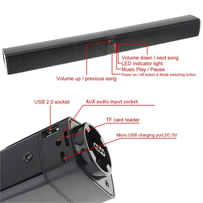 Powerful Soundbar Sound Radio  - Home Bar And Theater ulasan dan harga