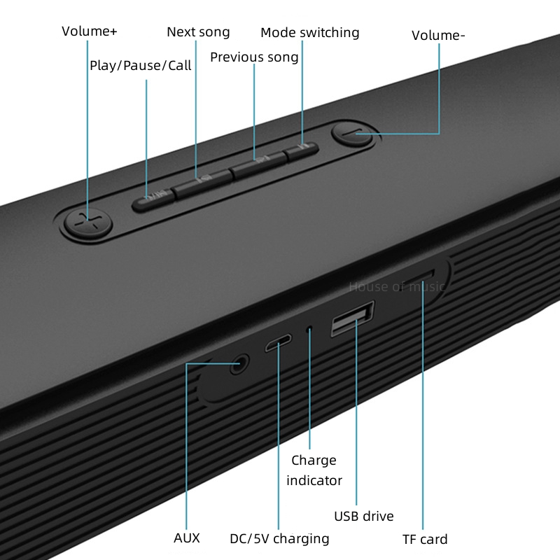 TV Soundbar Wired and Wireles  - Home Bar And Theater ulasan dan harga