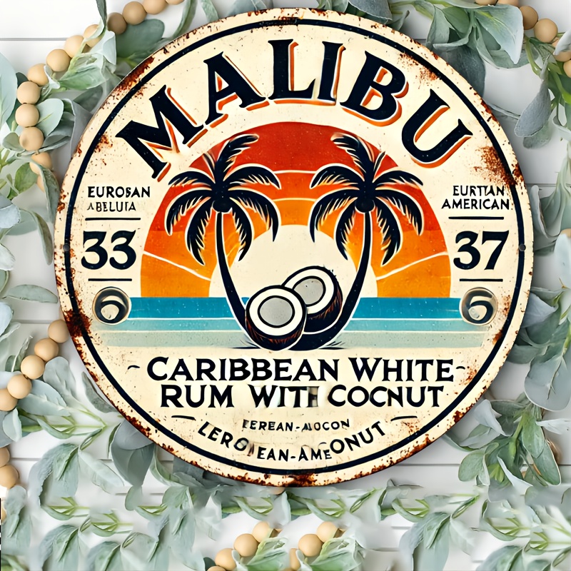 Vintage Malibu Rum Coconut Alu - Home Bar Accessories ulasan dan harga