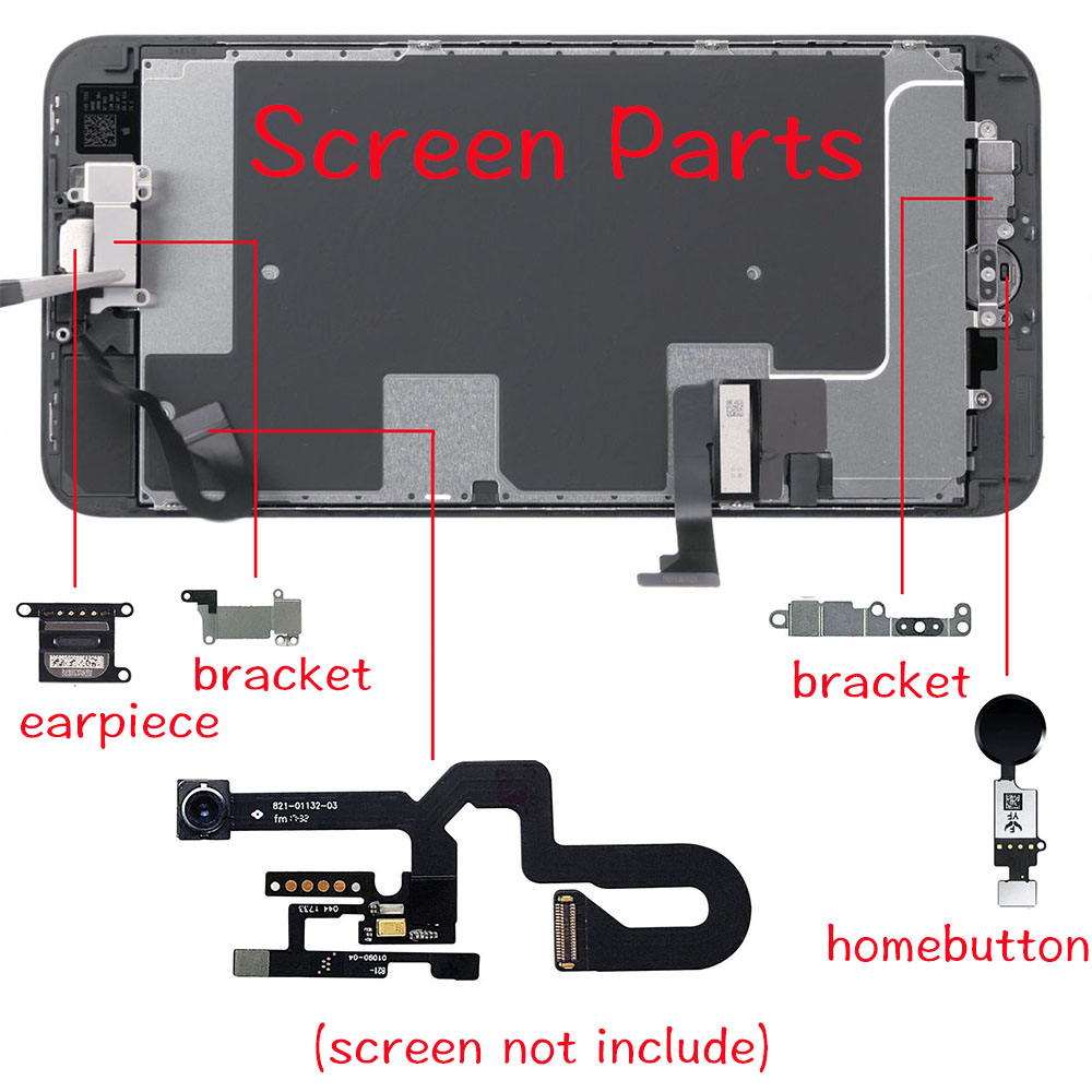 Front Camera Home Button Flex  - Home Bar Iphone ulasan dan harga