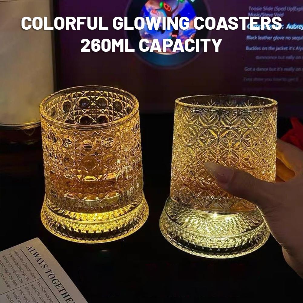 Whiskey Glasses Rotating Whisk - Highball Glass Set ulasan dan harga