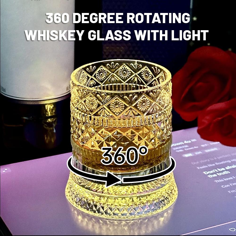 Whiskey Glasses Rotating Whisk - Highball Glass Set ulasan dan harga