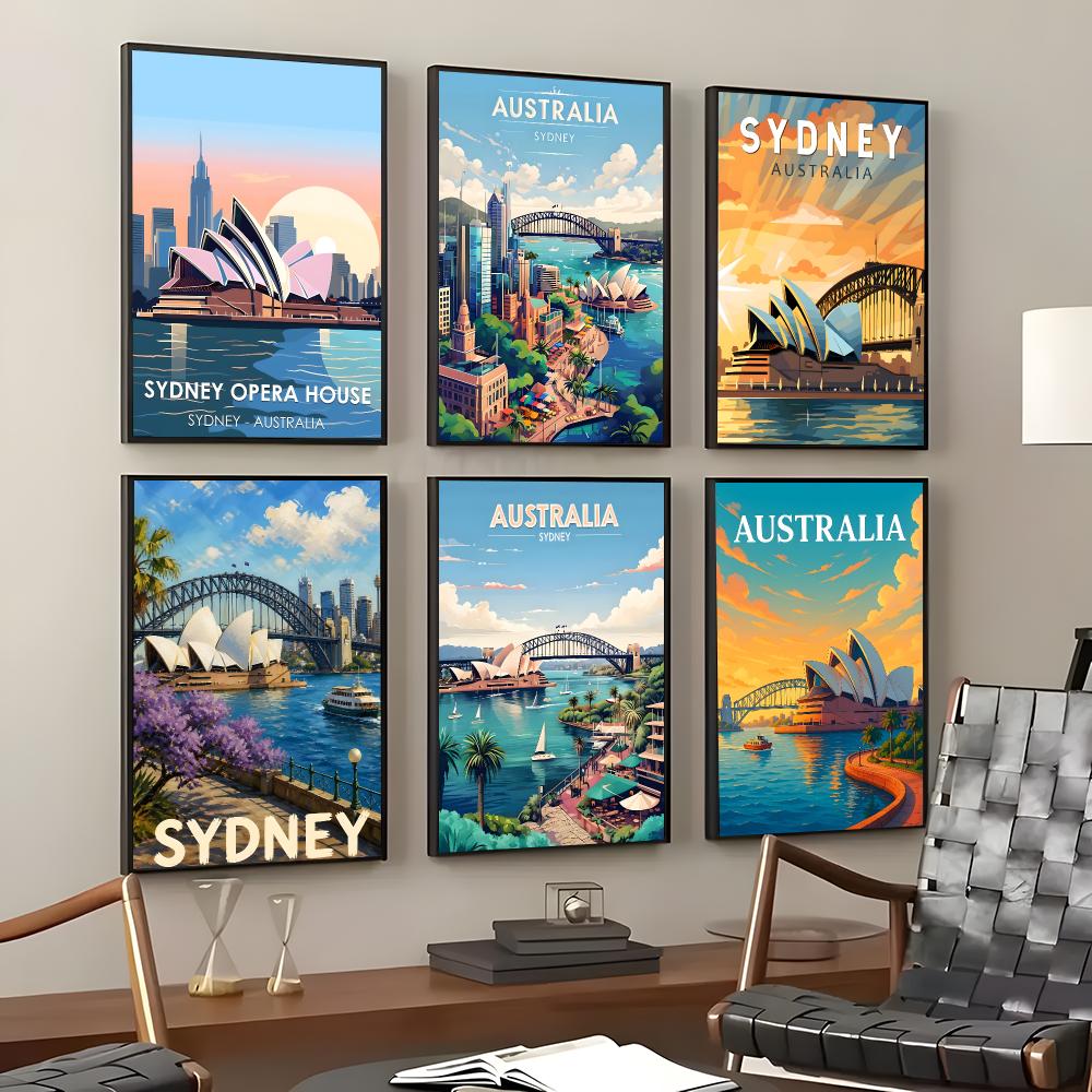 Art Sydney Travel Art Poster S - Home Bar Sydney ulasan dan harga