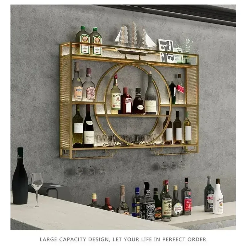 Industrial Wall Mounted Bar Wi - Home Bar Shelves ulasan dan harga