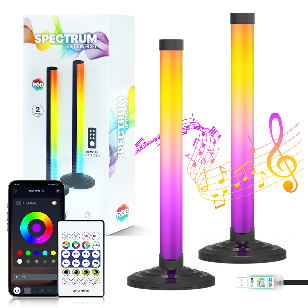 5V Smart LED Corner Floor Lamp - Home Bar And Theater ulasan dan harga