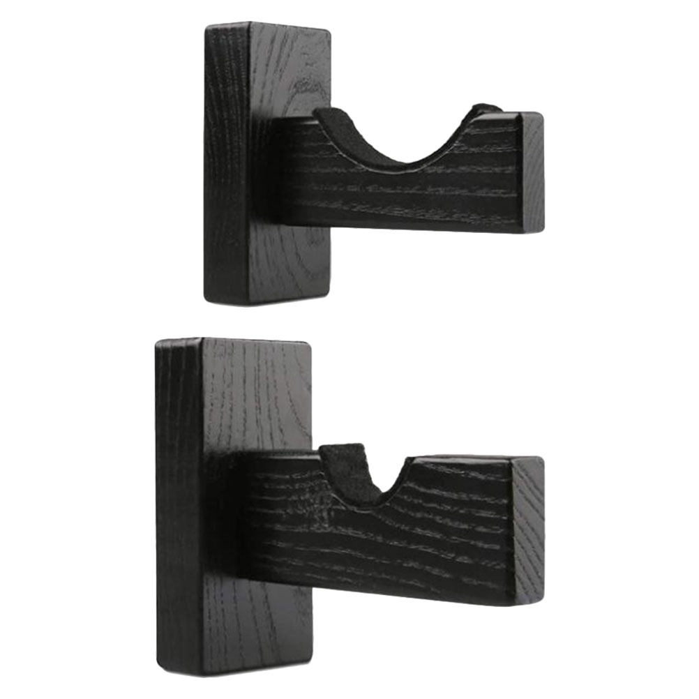 2Pcs Wooden Baseball Bat Wall  - Home Bar Stand ulasan dan harga