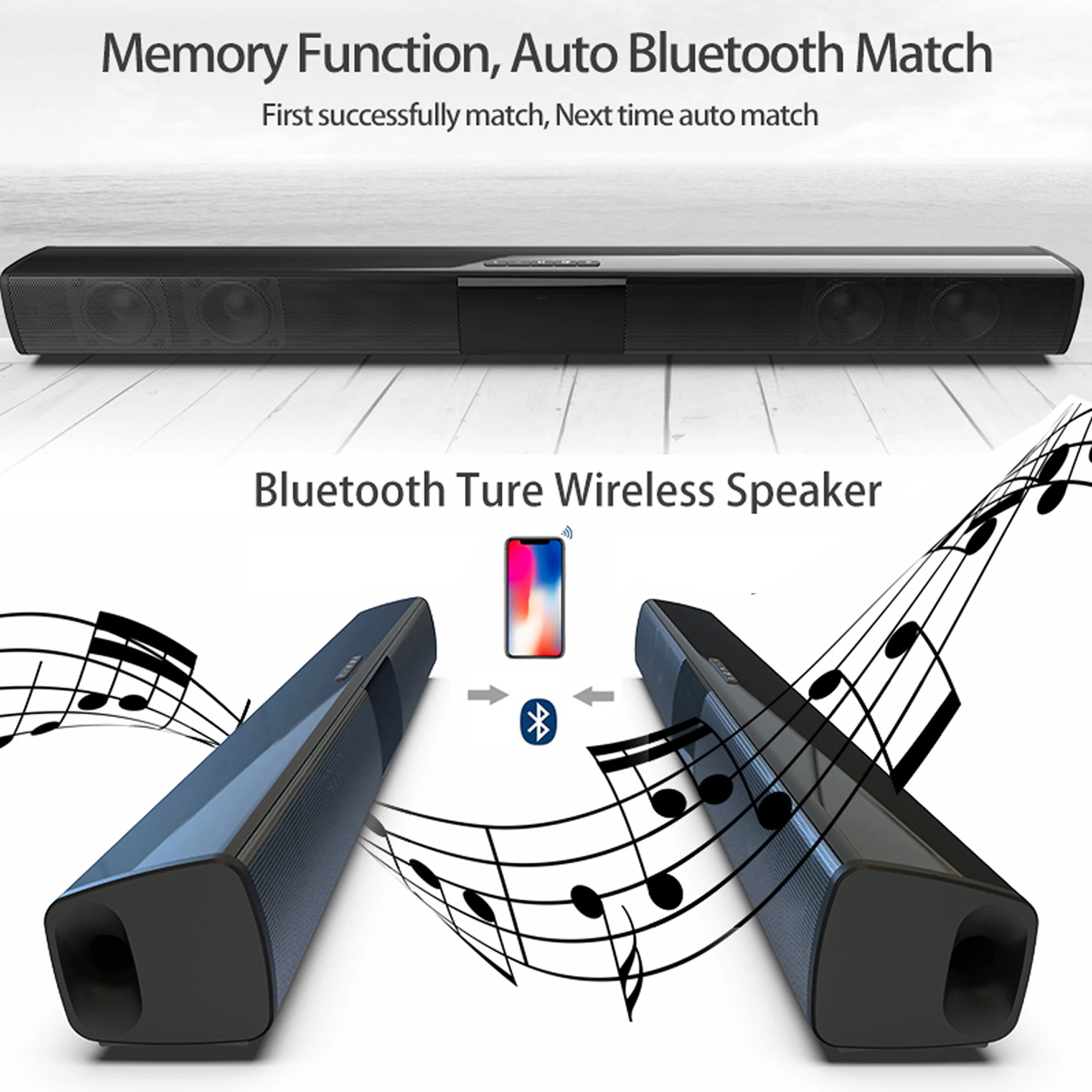 40W High Power Soundbar for TV - Home Bar And Theater ulasan dan harga