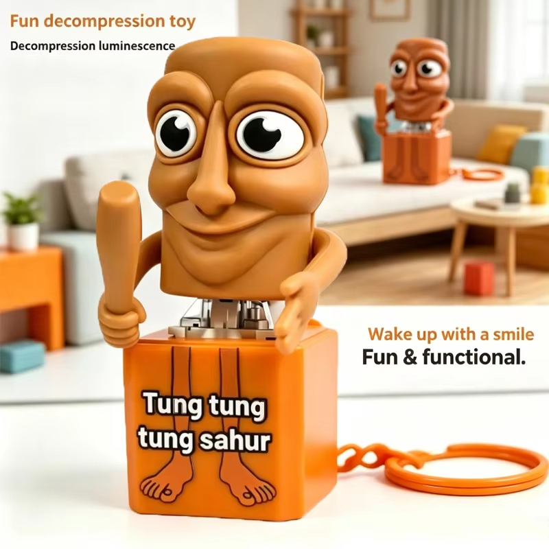 New Tung Tung Tung Sahur Keych - Home Bar Accessories ulasan dan harga