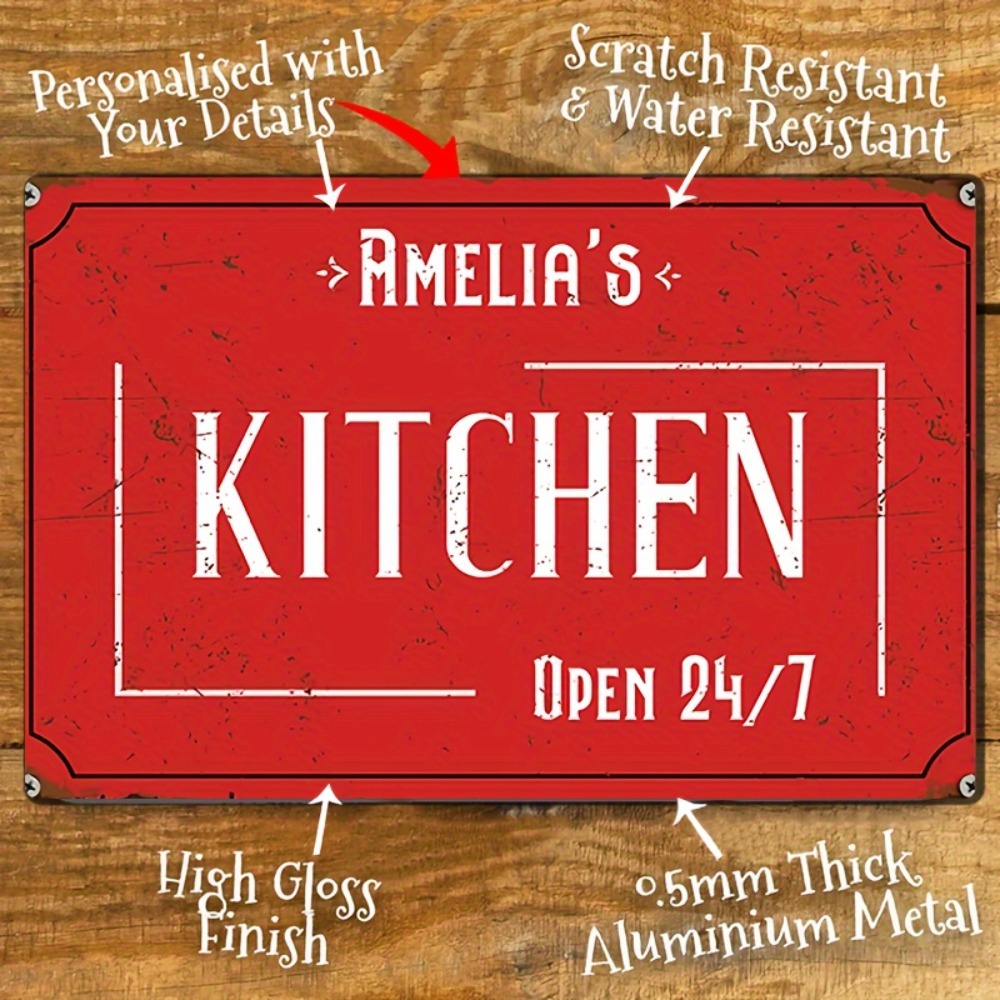Personalized Custom Kitchen Wa - Home Bar Signs ulasan dan harga