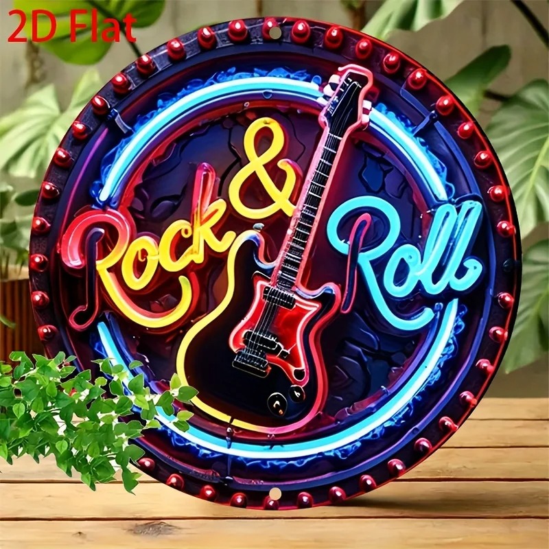 A Vintage Rock Neon Sign, 2Dfl - Home Bar Accessories ulasan dan harga